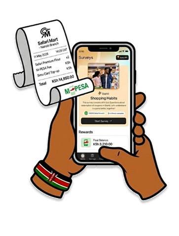 Do surveys and scan receipts